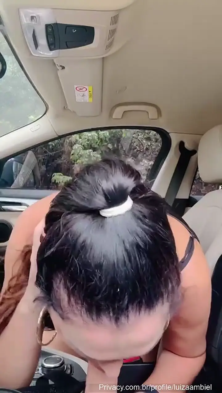 Luiza Ambiel grava um vídeo picante dentro do carro Luiza Ambiel grava um vídeo picante dentro do carro